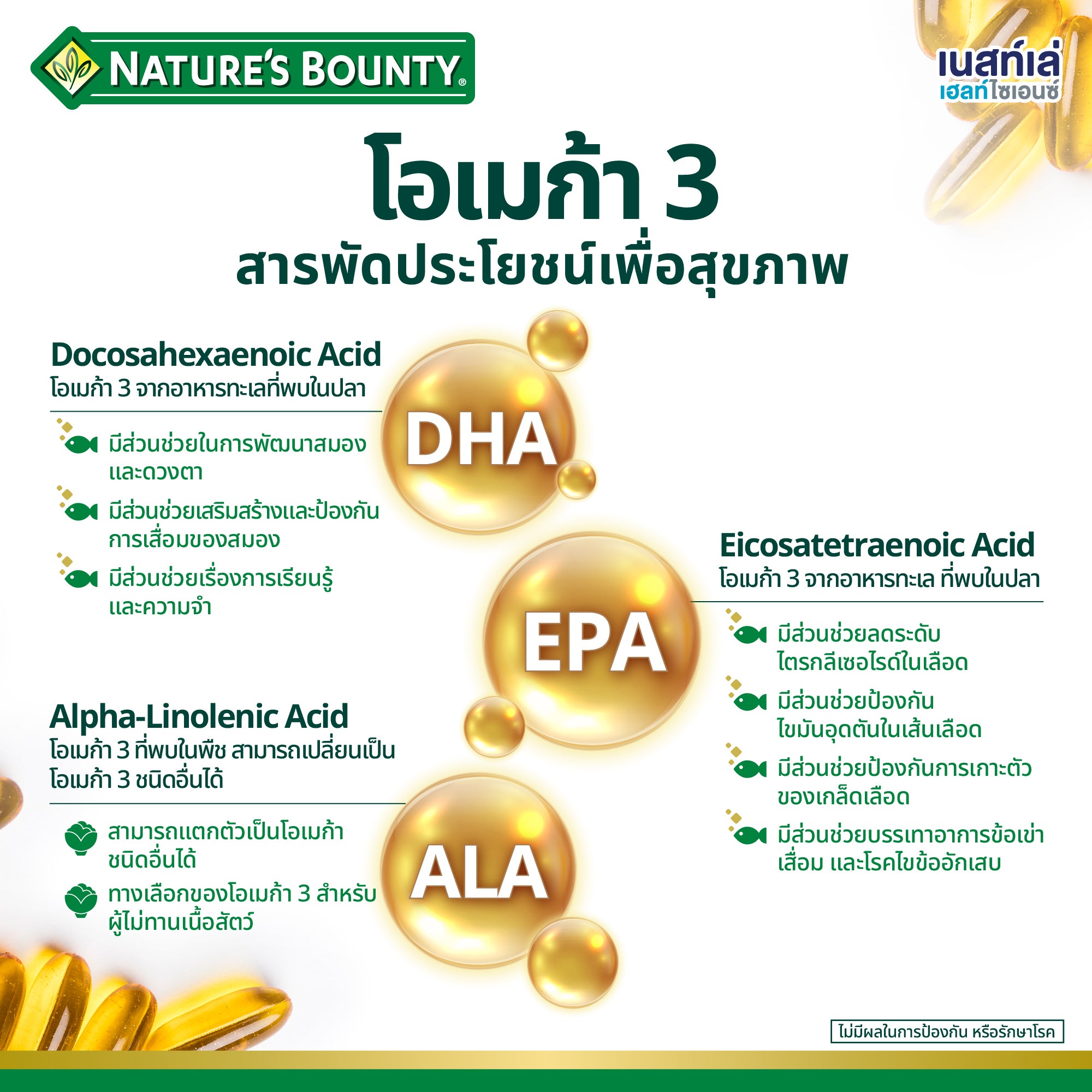 เนเจอร์ เบาน์ตี้, Nature's Bounty, โอเมก้า 3, น้ำมันปลา, ฟิชออยล์, วิตามิน, อาหารเสริม